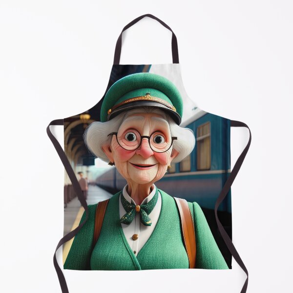Item preview, Old Fart as a Station Porter designed and sold by Colin Bentham.
