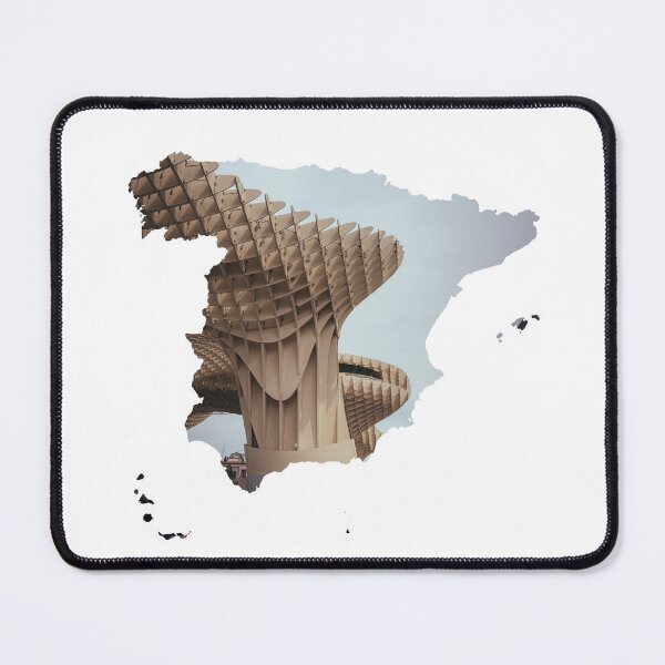 Item preview, Spain Map Setas de Sevilla Metropol Parasol Architecture Silhouette V1 designed and sold by Maroan93.