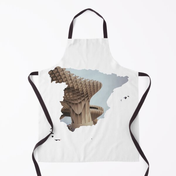 Item preview, Spain Map Setas de Sevilla Metropol Parasol Architecture Silhouette V1 designed and sold by Maroan93.