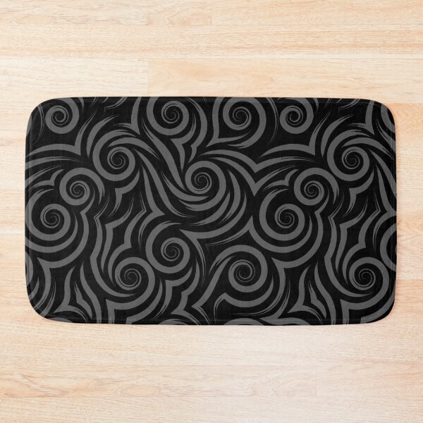 Item preview, Black Tribal Swirl Seamless Pattern designed and sold by ​Jyoti Digital Artist.