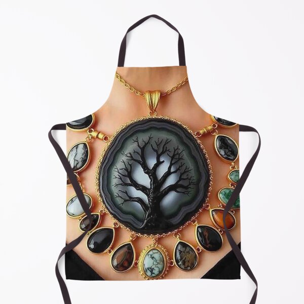 Item preview, Vibrant Gold Tree of Life Necklace Design designed and sold by MFMart.