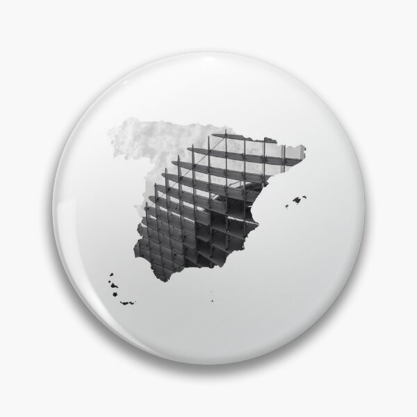 Item preview, Spain Map Setas de Sevilla Metropol Parasol Architecture Silhouette V2 designed and sold by Maroan93.