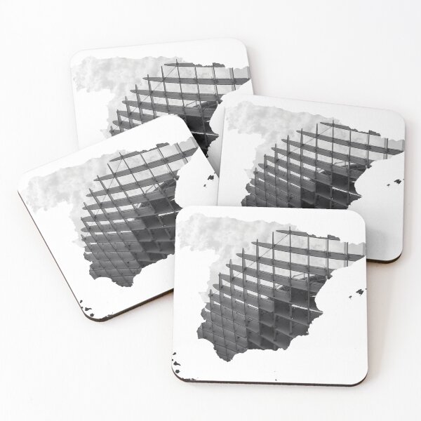 Item preview, Spain Map Setas de Sevilla Metropol Parasol Architecture Silhouette V2 designed and sold by Maroan93.