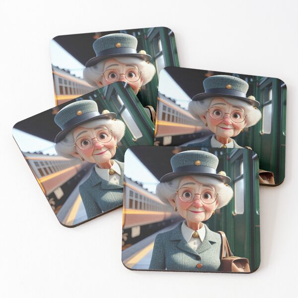 Item preview, Old Fart as a Station Porter designed and sold by Colin Bentham.