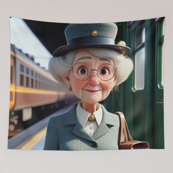 Item preview, Old Fart as a Station Porter designed and sold by Colin Bentham.