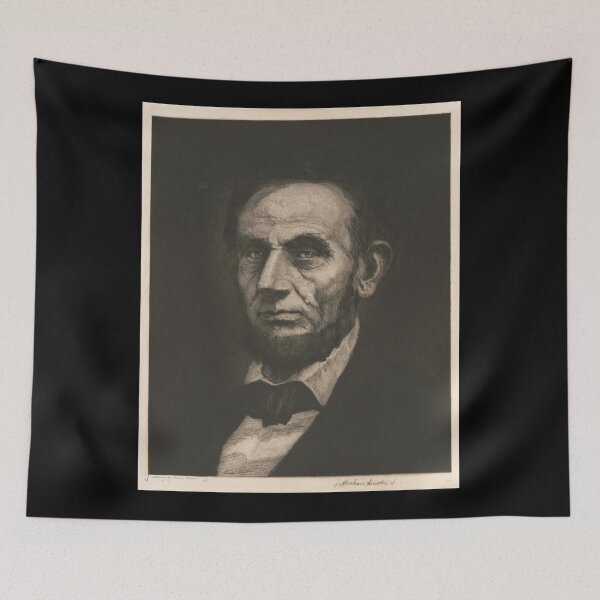 Item preview, Abraham Lincoln drawing, David Rosen, 1917 designed and sold by Matthew Kinnersly.