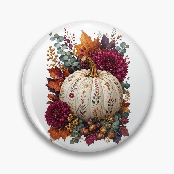Item preview, Floral Pumpkin designed and sold by Sovereign Supply Co..