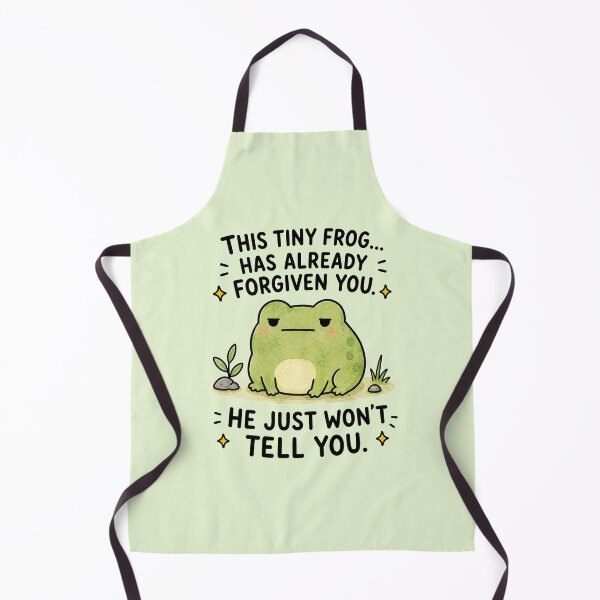 Item preview, Tiny Forgiving Frog Meme designed and sold by MonkiFlipp.