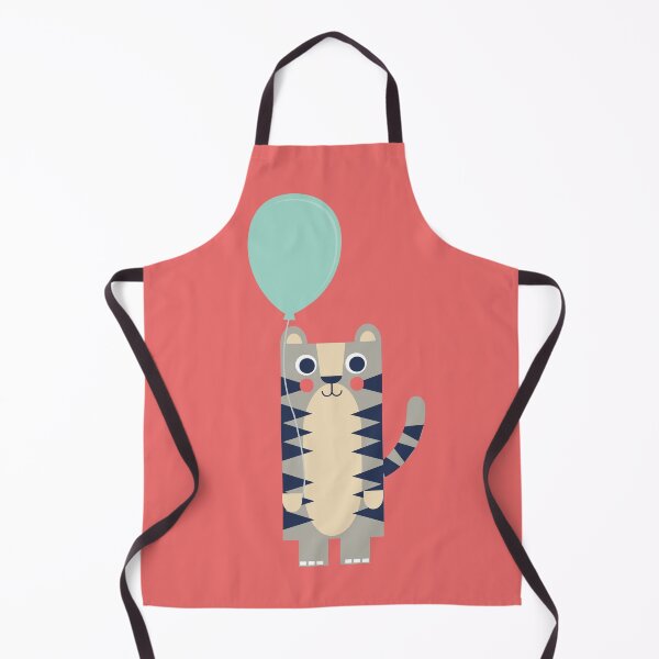 Item preview, Tiger holding balloon designed and sold by UnwindMoon.