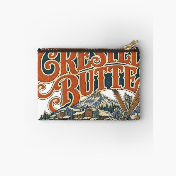 Item preview, Crested Butte Colorado Ornate Vintage Travel Typography designed and sold by VisualArtsOasis.