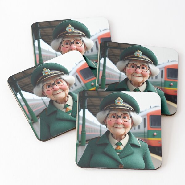 Item preview, Old Fart as a Station Porter designed and sold by Colin Bentham.