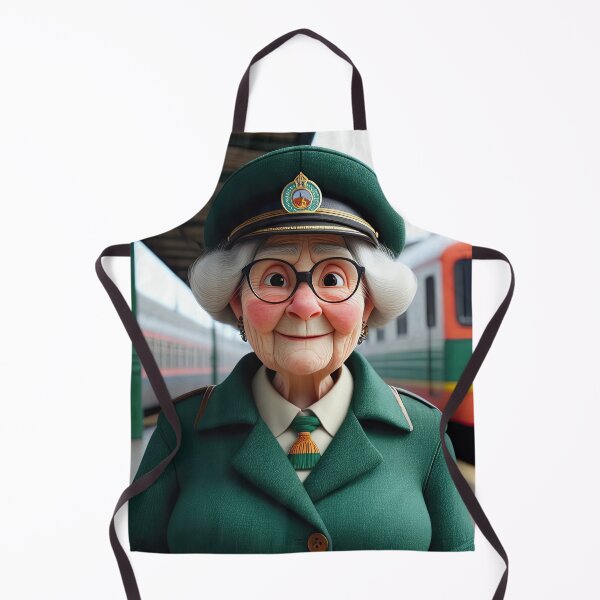 Item preview, Old Fart as a Station Porter designed and sold by Colin Bentham.
