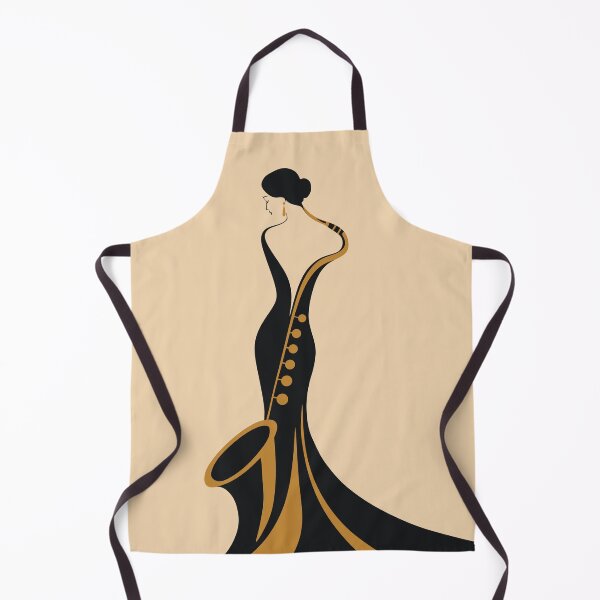 Item preview, Elegant Jazz Woman Illustration | Saxophone Silhouette Art | Art Deco Inspired Music Design | Minimalist Music Graphic designed and sold by Studio pod Burom.