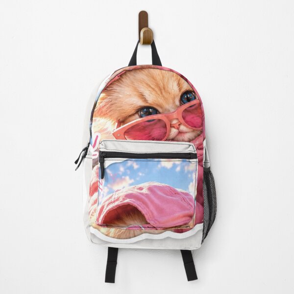 Item preview, Cute Pink Kitten Sticker | Be Your Own Vibe | Kawaii Aesthetic Cat Art designed and sold by Arts121.