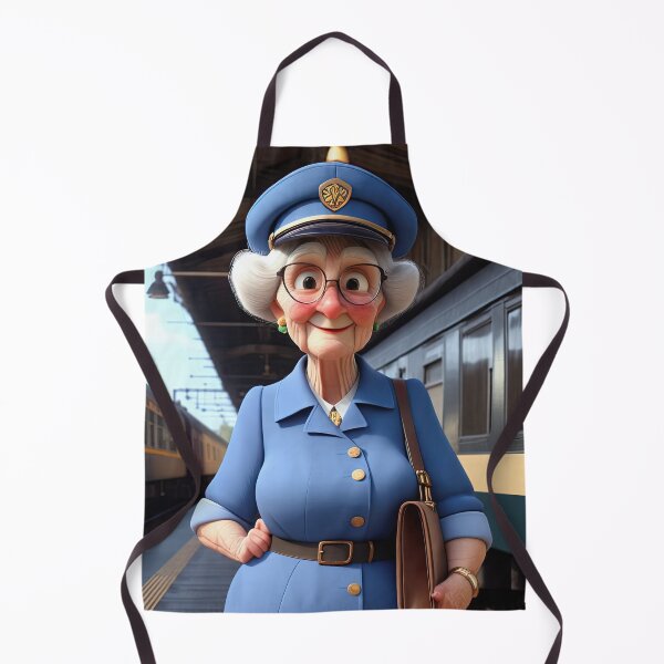 Item preview, Old Fart as a Station Porter designed and sold by Colin Bentham.