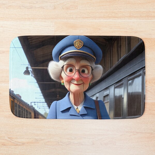 Item preview, Old Fart as a Station Porter designed and sold by Colin Bentham.