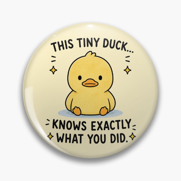 Item preview, Tiny Duck Knows Everything designed and sold by MonkiFlipp.