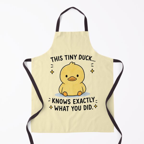 Item preview, Tiny Duck Knows Everything designed and sold by MonkiFlipp.