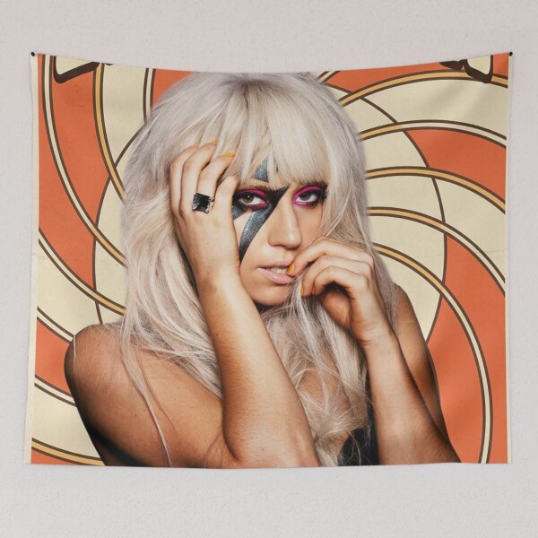 Item preview, Lady Gaga Original Custom Vintage Music Unique Poster Wall Art designed and sold by Cool Robot Bro..