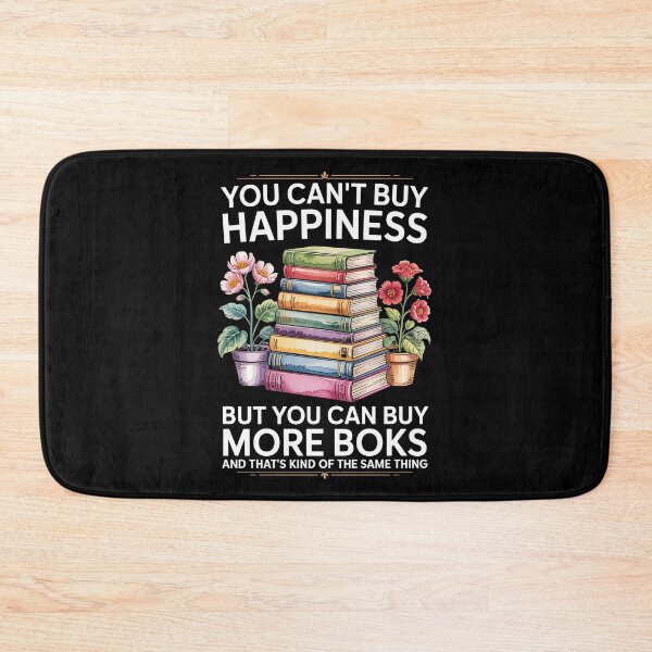 Item preview, Book Lover Quote – You Can’t Buy Happiness Reading I designed and sold by jkrphoto.