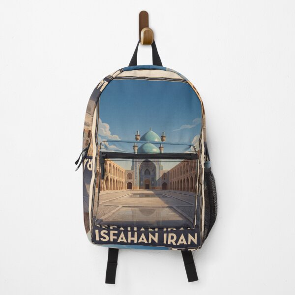 Item preview, Isfahan Iran Vintage Travel Poster – Imam Mosque & Naqsh-e Jahan Square Art designed and sold by Bomax121.