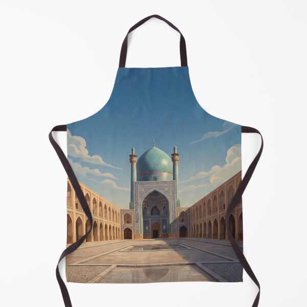 Item preview, Isfahan Iran Vintage Travel Poster – Imam Mosque & Naqsh-e Jahan Square Art designed and sold by Bomax121.