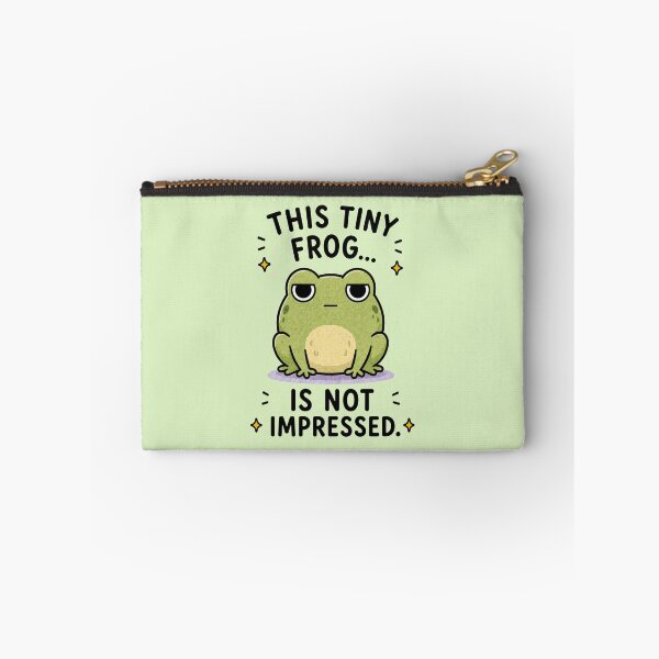 Item preview, Tiny Frog Not Impressed designed and sold by MonkiFlipp.