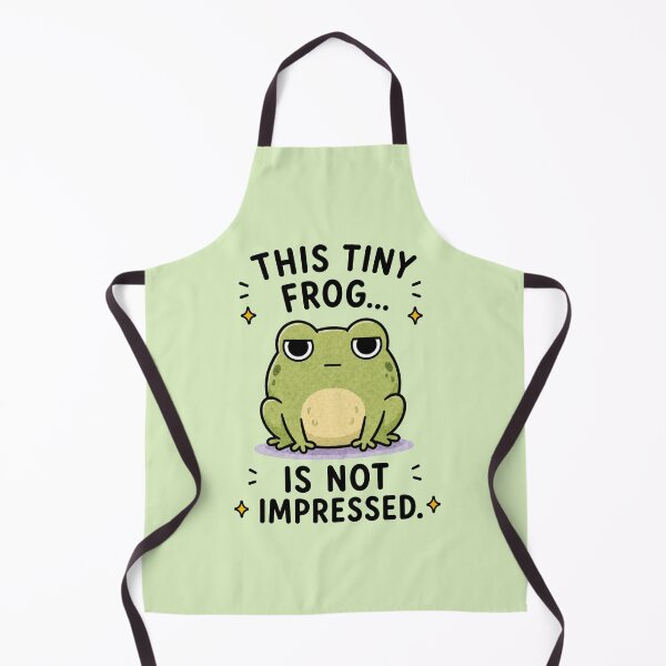Item preview, Tiny Frog Not Impressed designed and sold by MonkiFlipp.