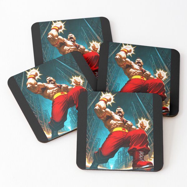Item preview, Video Games - Stylized Russian Wrestler, Muscular Fighter in Dynamic Action designed and sold by Zone--Gaming.