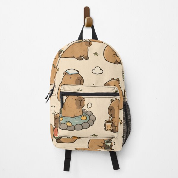 Item preview, Funny Capybara Pattern | Cute Cartoon Animal Aesthetic Illustration designed and sold by AAstore0013.