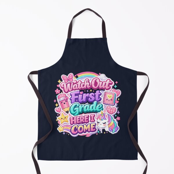 Item preview, Watch Out First Grade Here I Come – Kawaii Pastel Girls Back to School Gift designed and sold by Artycom.