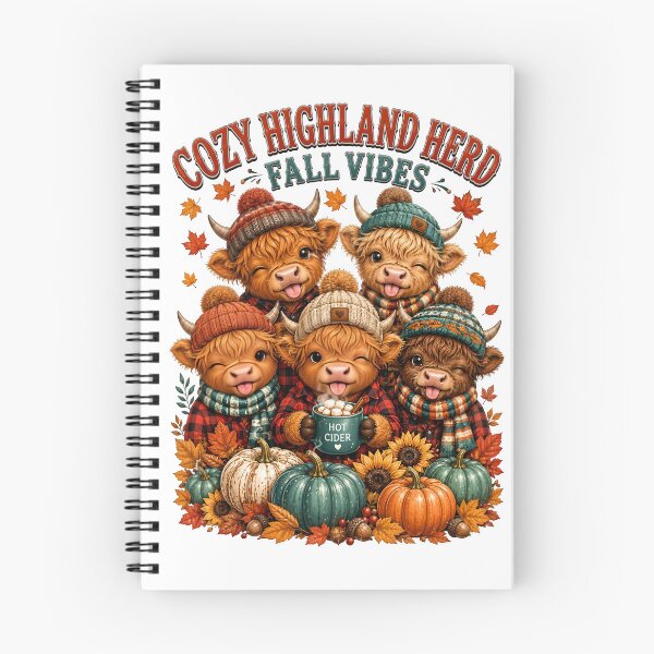Item preview, ​Cozy Highland Herd Fall Vibes designed and sold by Sovereign Supply Co..