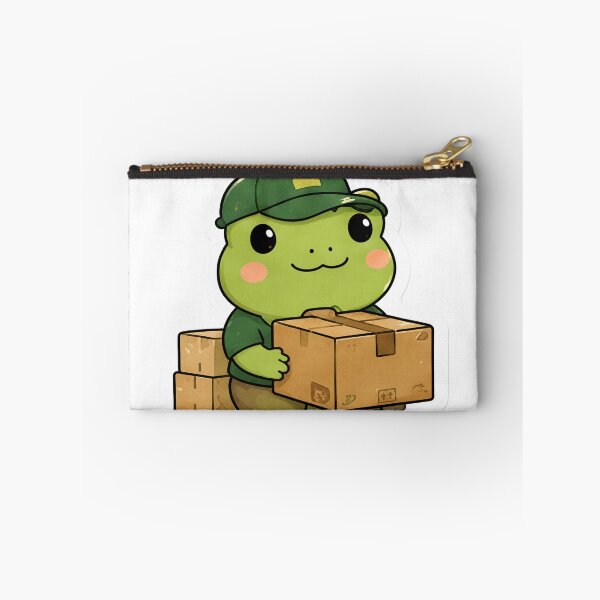Item preview, Cute Frog Delivery Driver designed and sold by denybz.