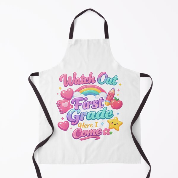 Item preview, Watch Out First Grade Here I Come – Kawaii Pastel Girls Back to School Gift designed and sold by Artycom.