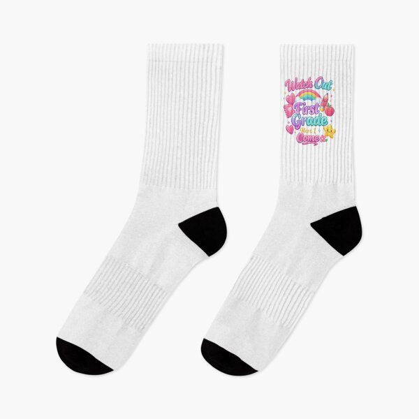 Item preview, Watch Out First Grade Here I Come – Kawaii Pastel Girls Back to School Gift  designed and sold by Artycom.