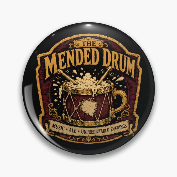 Item preview, The Mended Drum Tavern Sign designed and sold by agearb.