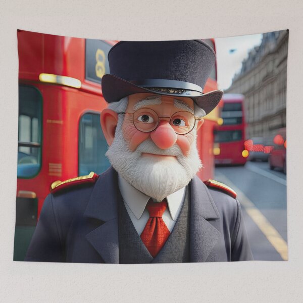 Item preview, Old Fart as a London bus conductor designed and sold by Colin Bentham.