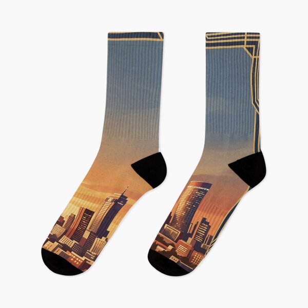Item preview, Johannesburg South Africa Vintage Travel Poster – Skyline & Highveld Sunset Art designed and sold by Bomax121.