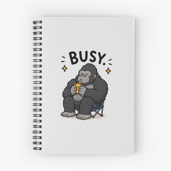 Item preview, Busy Gorilla Drinking Juice designed and sold by MonkiFlipp.
