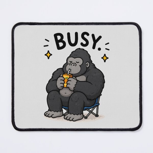 Item preview, Busy Gorilla Drinking Juice designed and sold by MonkiFlipp.