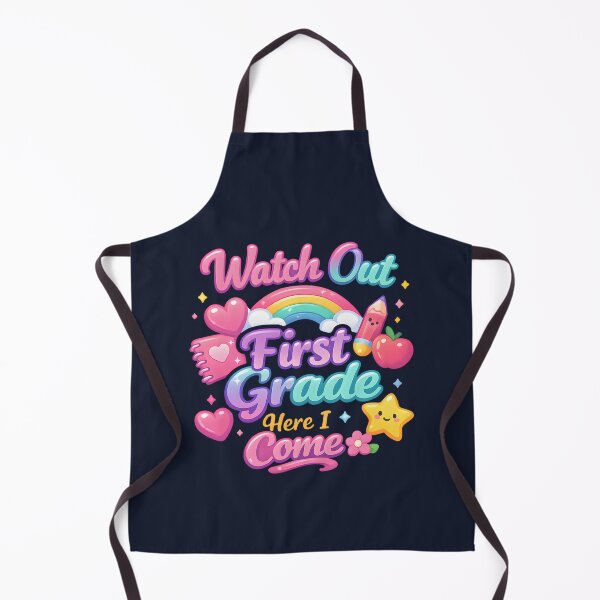 Item preview, Watch Out First Grade Here I Come – Kawaii Pastel Girls Back to School Gift designed and sold by Artycom.
