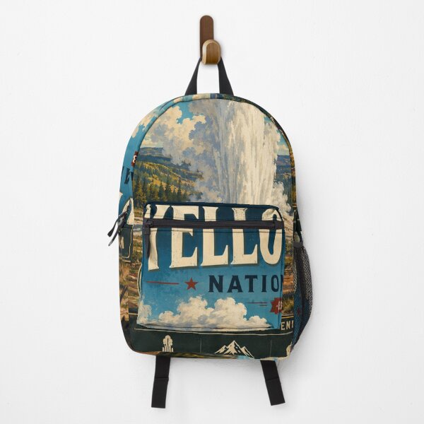 Item preview, Yellowstone National Park Vintage Travel Poster designed and sold by SlanPOD.