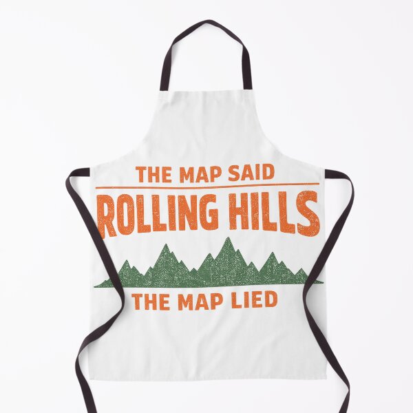 Item preview, The Map Said Rolling Hills Funny Cyclist Humor designed and sold by eignvalue.