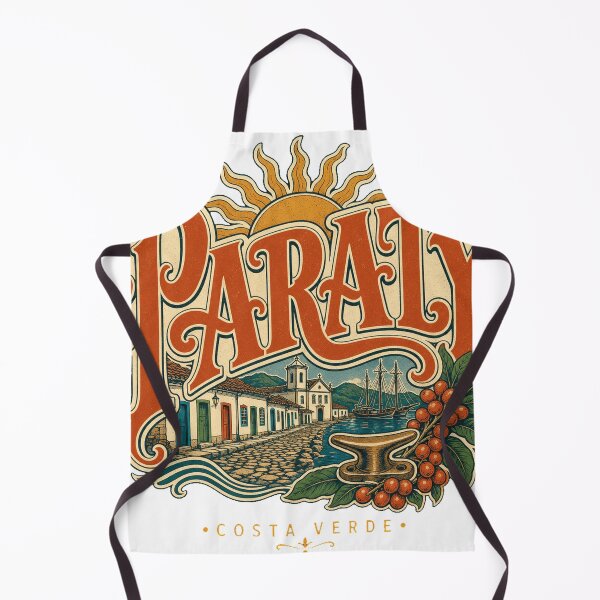 Item preview, Paraty Brazil Vintage Type Emblem Travel Art designed and sold by VisualArtsOasis.