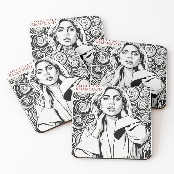 Item preview, Lady Gaga Original Custom Vintage Music Unique Poster Wall Art designed and sold by Cool Robot Bro..