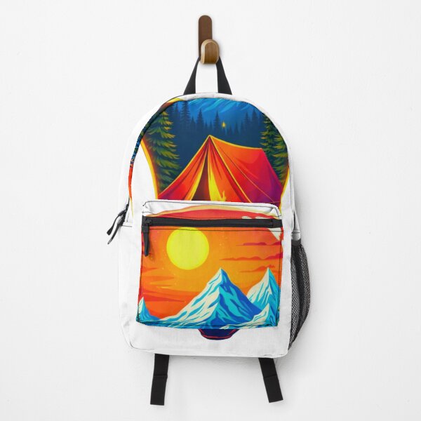 Item preview, Light of Adventure – Mountain Camping in a Lightbulb designed and sold by GabeMountainArt.
