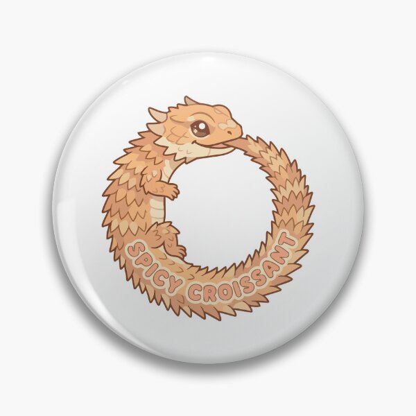 Item preview, Spicy Croissant Kawaii Armadillo Girdled Lizard designed and sold by Arc2020.