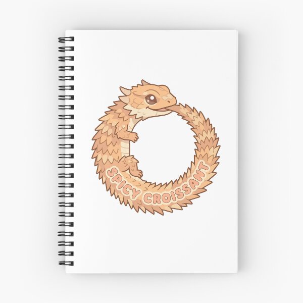 Item preview, Spicy Croissant Kawaii Armadillo Girdled Lizard designed and sold by Arc2020.