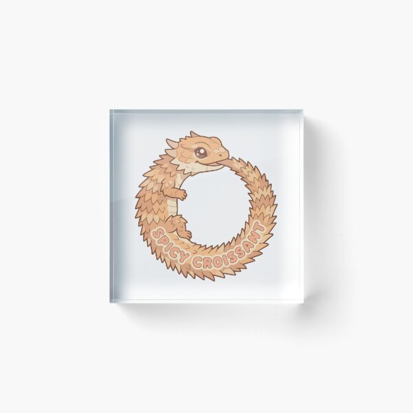 Item preview, Spicy Croissant Kawaii Armadillo Girdled Lizard designed and sold by Arc2020.