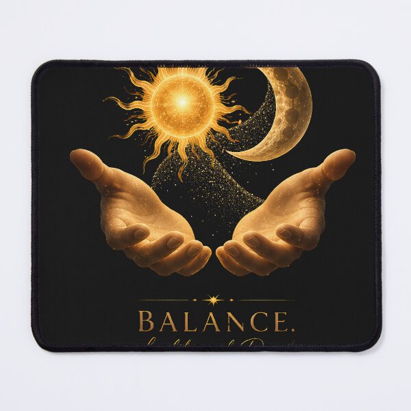 Item preview, Balance | Sun and Moon in Hands Celestial Spiritual T-Shirt designed and sold by CalmMandala.